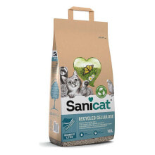 Купить косметика и гигиенические товары для собак SANICAT: SANICAT Eco Cellulose Paper Cat Litter 10L