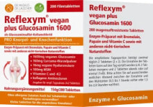 Reflexym vegan plus Glucosamin 1600, 200 St