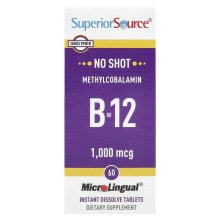 Activated Methylcobalamin B-12, B-6 & Methylfolate (P-5-P), 60 MicroLingual® Instant Dissolve Tablets