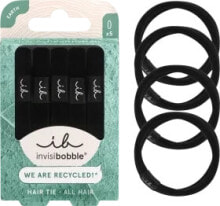 Купить резинки, ободки, повязки для волос invisibobble: Haargummi Hair Tie Black, 5 St