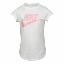 Child's Short Sleeve T-Shirt Nike Futura SS White