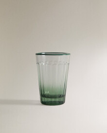 Coloured rim tumbler