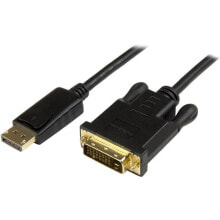 Компьютерные разъемы и переходники StarTech.com DP2DVI2MM3 видео кабель адаптер 0,914 m DisplayPort DVI-D Черный