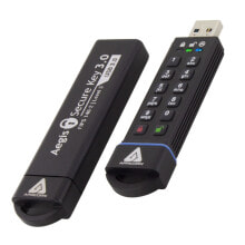 Apricorn ASK3 USB флеш накопитель 16 GB USB тип-A 3.2 Gen 2 (3.1 Gen 2) Черный ASK3-16GB