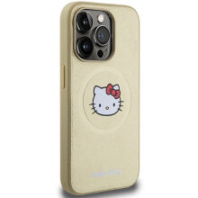 SOURCING Hello Kitty Hkhmp15Lpghckd iPhone 15 Pro 6.1 Leather Kitty Head phone case