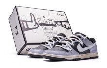 【定制球鞋】 Nike Dunk Low 解构鞋带 山王工业 热血青春 特殊鞋盒 手绘喷绘 低帮 板鞋 GS 黑紫 / Кроссовки Nike Dunk Low DH9765-002