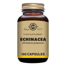 Прополис и пчелиное маточное молочко Solgar Echinacea Экстракт эхинацеи пурпурной для укрепления иммунитета 520 мг 100 капсул