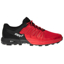 Мужские кроссовки спортивные треккинговые черные красные текстильные низкие демисезонные  Inov-8 Roclite G 275 M 000806-RDBK-M-01 trekking shoes