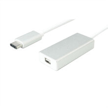 Value USB 3.1 C - Mini DisplayPort 0,1 m USB Type-C Белый 12.99.3225