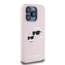 KARL LAGERFELD Klhmp15Lskchpplp iPhone 15 Pro 6.1 Silicone Karl&Choupette phone case