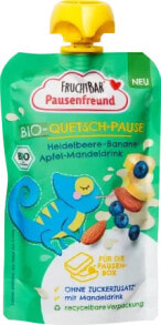 Quetschie Pausenfreund Blaubeere, Banane, Mandeldrink, ab 3 Jahren, 120 g