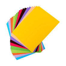 Colored paper and cardboard for children's creativity