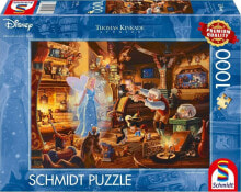 Купить пазлы для детей Schmidt Spiele: Schmidt Spiele Schmidt Spiele Thomas Kinkade Studios: Disney Dreams Collection - Geppetto's Pinocchio, Puzzle (1000 Pieces)