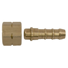 TALAMEX Straight Joint Brass 1/4´´ Left-Handed Threadx8 mm Hose Tail