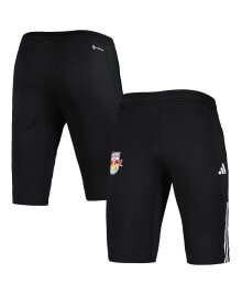 adidas men's Black New York Red Bulls 2023 On-Field Training AEROREADY Half Pants