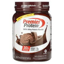 Premier Protein, Порошок из 100% сывороточного протеина, шоколадный молочный коктейль, 697 г (1 фунт 8 унций)