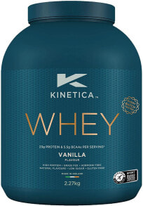 Протеин для спортсменов Kinetica Protein Powder Chocolate 2.27 kg, Whey Protein, 23 g Protein, 76 Servings Including Free Measuring Cup, Protein Powder, Whey Protein Powder from EU Pasture Keeping, Super Solubility and Pure Taste