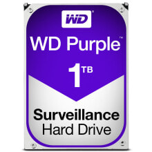 Купить внутренние жесткие диски (HDD) Western Digital: WD Purple - 3.5" - 1 TB - 5400 RPM