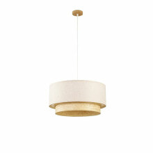 HOME DECOR Polyester Bamboo Ceiling Light 50x50x25 cm