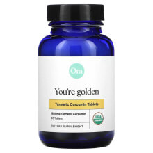 You're Golden, Organic Turmeric Curcumin, 1,500 mg, 90 Tablets (500 mg per Tablet)