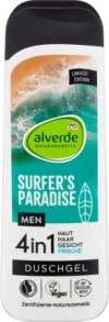 Купить средства для душа alverde MEN: 4in1 Surfer's Paradise Duschgel, 250 ml