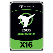 Внутренние жесткие диски (HDD) внутренний жесткий диск Seagate Enterprise Exos X16 3.5" 10000 GB Serial ATA III ST10000NM001G