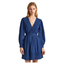 PEPE JEANS Susi Long Sleeve Short Dress