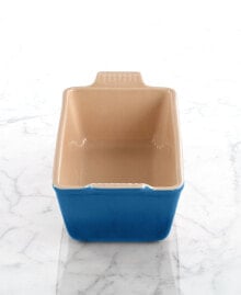 1.5 Quart Enameled Stoneware Heritage Loaf Pan