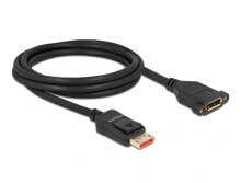 87097 - 2 m - DisplayPort - DisplayPort - Male - Female - 7680 x 4320 pixels