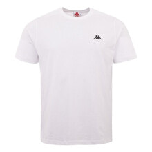 Мужские спортивные футболки мужская спортивная футболка белая с логотипом Kappa Iljamor