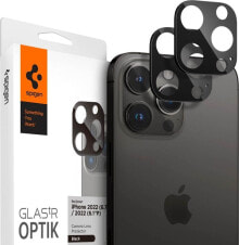 Spigen OSŁONA APARATU SPIGEN OPTIK.TR CAMERA PROTECTOR 2-PACK IPHONE 14 PRO / 14 PRO MAX BLACK