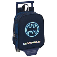 SAFTA Mini With Wheels Batman Legendary Backpack