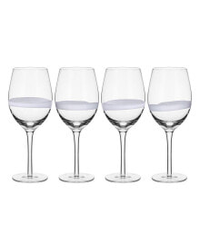 Fitz and Floyd organic Band 20-oz Red Wine Glasses 4-Piece Set