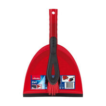 Brooms, scoops and floor brushes