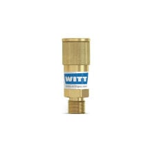 Купить аксессуары и комплектующие для сварки WITT: Witt Schlauchkupplung SK 100-1, SK 100-2 Brenngas G 3/8" LH AGS Körper