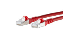 Кабели и разъемы для аудио- и видеотехники METZ CONNECT Cat.6A сетевой кабель 10 m Cat6a S/FTP (S-STP) Красный 130845A066-E