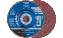 Шлифнасадки и аксессуары PFERD PFF 125 A 60 SG STEELOX шлифовальный расходный материал для роторного инструмента Металл