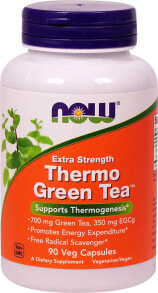 Растительные экстракты и настойки NOW Foods Thermo Green Tea Зеленый термо чай 700 мг 90 вегетарианских капсул