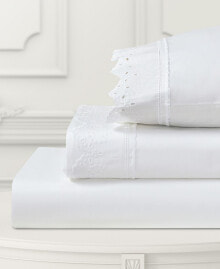 Eyelet 4-Pc. Sheet Set, Full