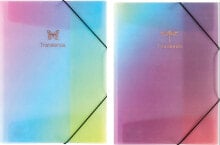 Panta Plast Eraser folder A4 glitter rainbow mix 88304