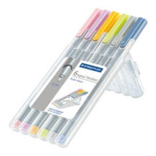 Staedtler triplus fineliner 334 капиллярная ручка Мульти 6 шт 334 SB6CS1