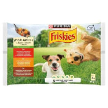 Wet food Purina Friskies in jelly Meat Beef 4 x 85 g