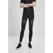 URBAN CLASSICS Flock Lace Inset Leggings