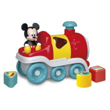 CLEMENTONI Mickey towable shape-fitting train