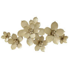 Wall Decoration Alexandra House Living Golden Metal Flower 92 x 46 x 5 cm