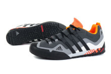 Мужская спортивная обувь для треккинга Мужские кроссовки спортивные треккинговые серые текстильные низкие демисезонные adidas S29255