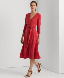 Lauren Ralph Lauren surplice Jersey Dress