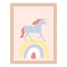 Купить декор и освещение Milan Moon: Bild Colorful Unicorn