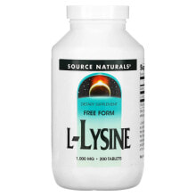 L-Lysine, 1,000 mg, 200 Tablets