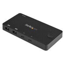 USB-концентраторы StarTech.com SV211HDUC KVM переключатель Черный